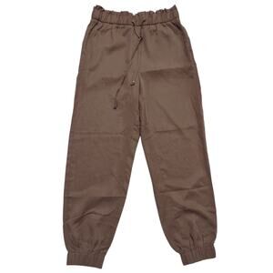 BANANA REPUBLIC Brown Baggy Pants NWT Elasticized Size S Baggy Loose